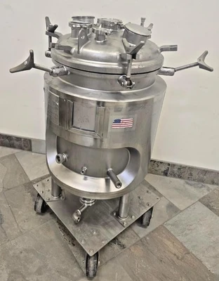 Precision Stainless Steel Portable 100 Liter Jacketed Vessel Tank Fermentation