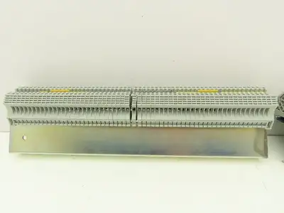 Allen Bradley 1492-J4 Terminal Block With 2 DIN Rails 600V Lot of 119