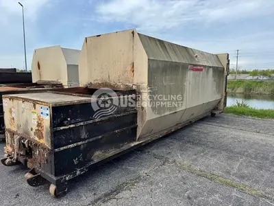 USED PTR TWO (2) PT350 SELF CONTAINED COMPACTORS