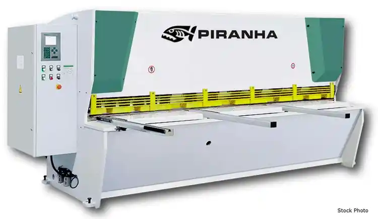 New | Build-to-Order PIRANHA 1/4 X 10 Power Squaring Shears (Inch) Minnesota US | SOMINN MACHINERY SALES #353545