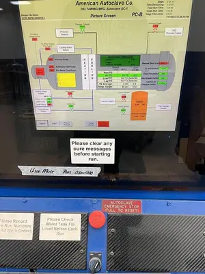 1999 Taricco Industrial Aerospace Autoclave | 165 PSI | Windows TCS Controls Upgrade