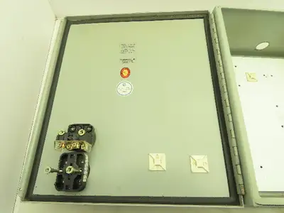 Wiegmann Hubbell A1412CH Electrical Enclosure 14x12x6" Hinged Cover Back Panel