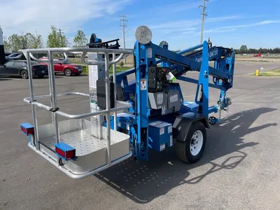 New | in-Stock 2026 GENIE TZ-34/20 TOWABLE ARTICULATING BOOM LIFT Towable Boom Lifts Alberta CA | Adcock Equipment #1418102
