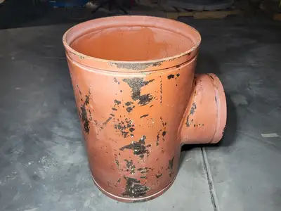 15"x15"x10" Grooved End Reducing Tee Fitting
