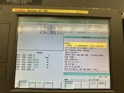 2013 HWACHEON HI-TECH 550B CNC Lathes | Toolquip, Inc. (12)