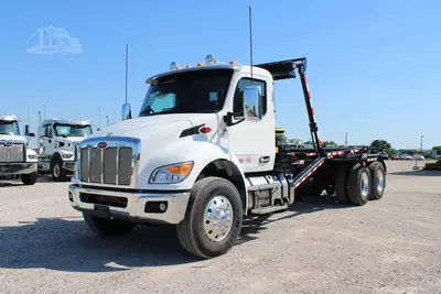 New | in-Stock 2027 PETERBILT 548 Rolloff Trucks Texas US | Roll Off Truck World #1492014