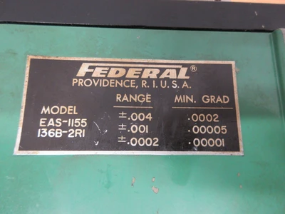 Used FEDERAL 136B-2-R1, 136B-2R1 Lab Inspection Minnesota US | Machinesused.com #1277480