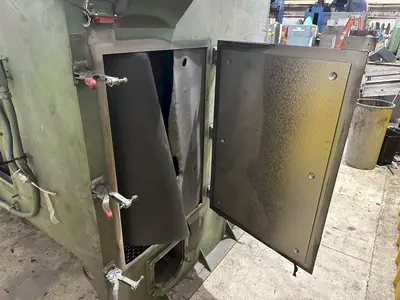 36" X 72" GOFF MODEL #3672D SPINNER HANGER SHOT BLAST CLEANING SYSTEM, NEW 2006: STOCK #22470