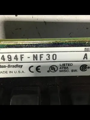 USED ALLEN BRADLEY 1494F-J633 SER A