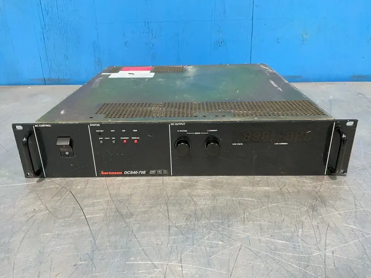 Used SORENSEN DCS4075EM9C Single Output Power Supplies Ohio US | HGR 24 #1335371