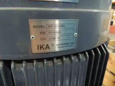 USED IKA WORKS MK 2000/50