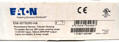 NEW CUTLER HAMMER E58-30TS250-HA PHOTOELECTRIC SENSOR E5830TS250HA