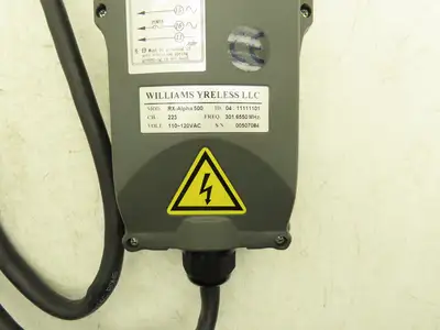 Williams Wyrless RX-Alpha 500 Wireless Crane Hoist Receiver No Remote