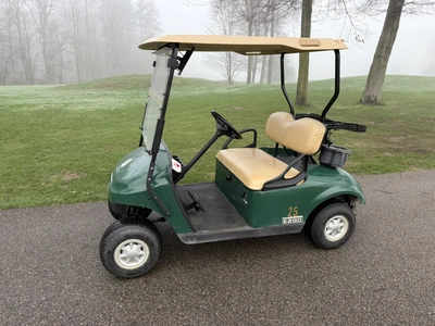 (1) 2015 E-Z-Go golf cart with a Kawasaki gas engine, does not include Club canopy, ball cover, club...