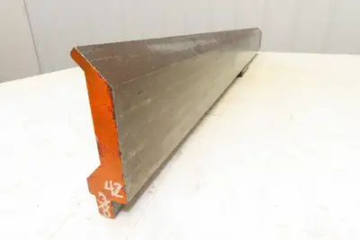 Press Brake Gooseneck Punch Die 42-3/8" Long 90° V 1/4" Finger 3-3/4" H