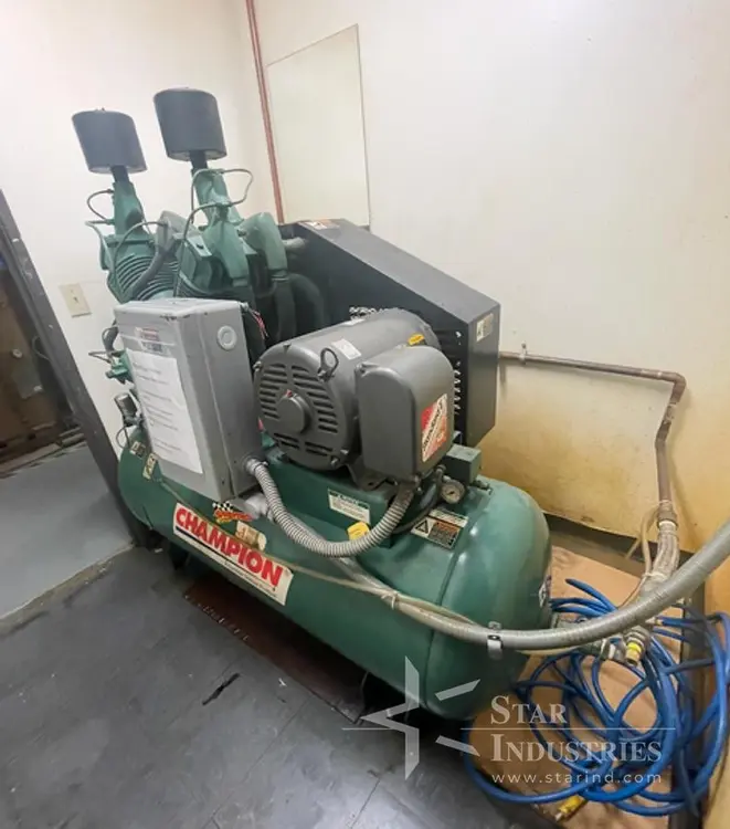Used CHAMPION CASRSA47,HRA25 Lubricated Reciprocating Air Compressors California US | Star Industries #1254370