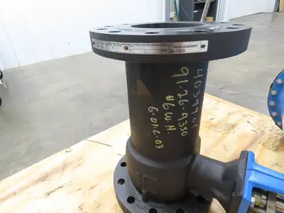Jamesbury FG06DAGAJ1XESGTF 4x6" Flange Check Valve Quadra-Powr II QP5C Actuator