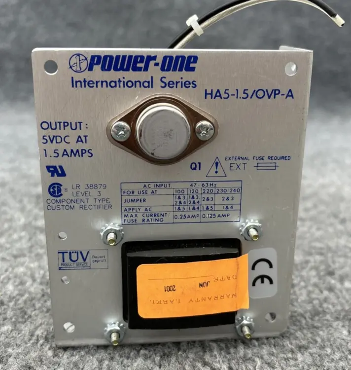 Used Power-One HA5-1.5/OVP-A Single Output Power Supplies California US | Davliegogo LLC #1705513