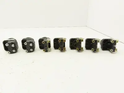 Allen Bradley 800T-Q10 White Pilot Indicator Light 30mm Mixed Lot of 7