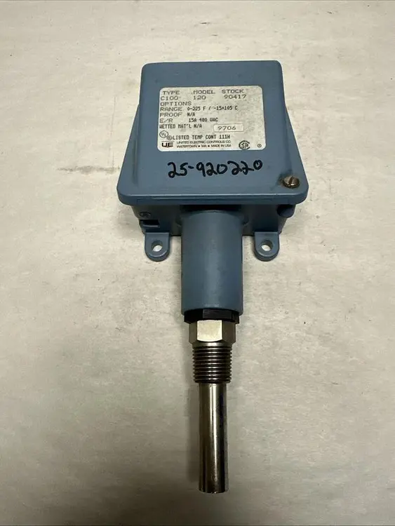 New | in-Stock UNITED ELECTRIC CONTROLS C100-120 Miscellaneous Equipment (Electrical & Power) Ohio US | Surplus Asset Holdings #1242014