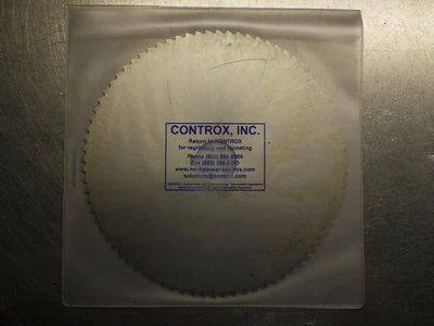 Controx 8" x 3/32" HSSCo Slot Saw 1.25" Arbor 80 Teeth 240694 (LOC3258B)