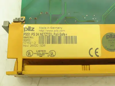 Pilz PSS1 PS24 NETZTEIL Fail-Safe+ 24VDC 5A Modular Rack Power Supply 50W