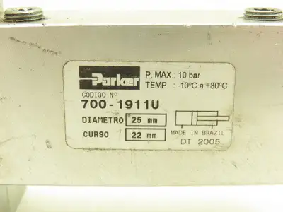 Destaco 82P25-1-16.00G-E4 Pneumatic Locating Pin Clamp 16mm E4 Sensor