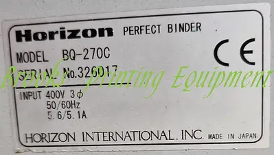 USED HORIZON BQ-270C