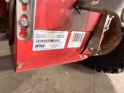 Used YARD MACHINES 31AH65FH700 SNOW BLOWER Snow Blowers Michigan US | Miedema Asset Management Group #1369518