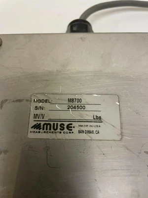 M8700 MUSE MEASUREMENT LOAD CELL MODULE 5PORT