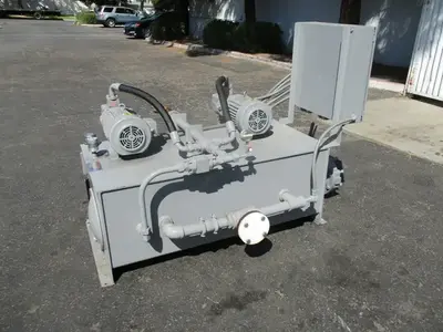 38 GPM Continental #35V-38-A, hydraulic pumping unit, 3 HP