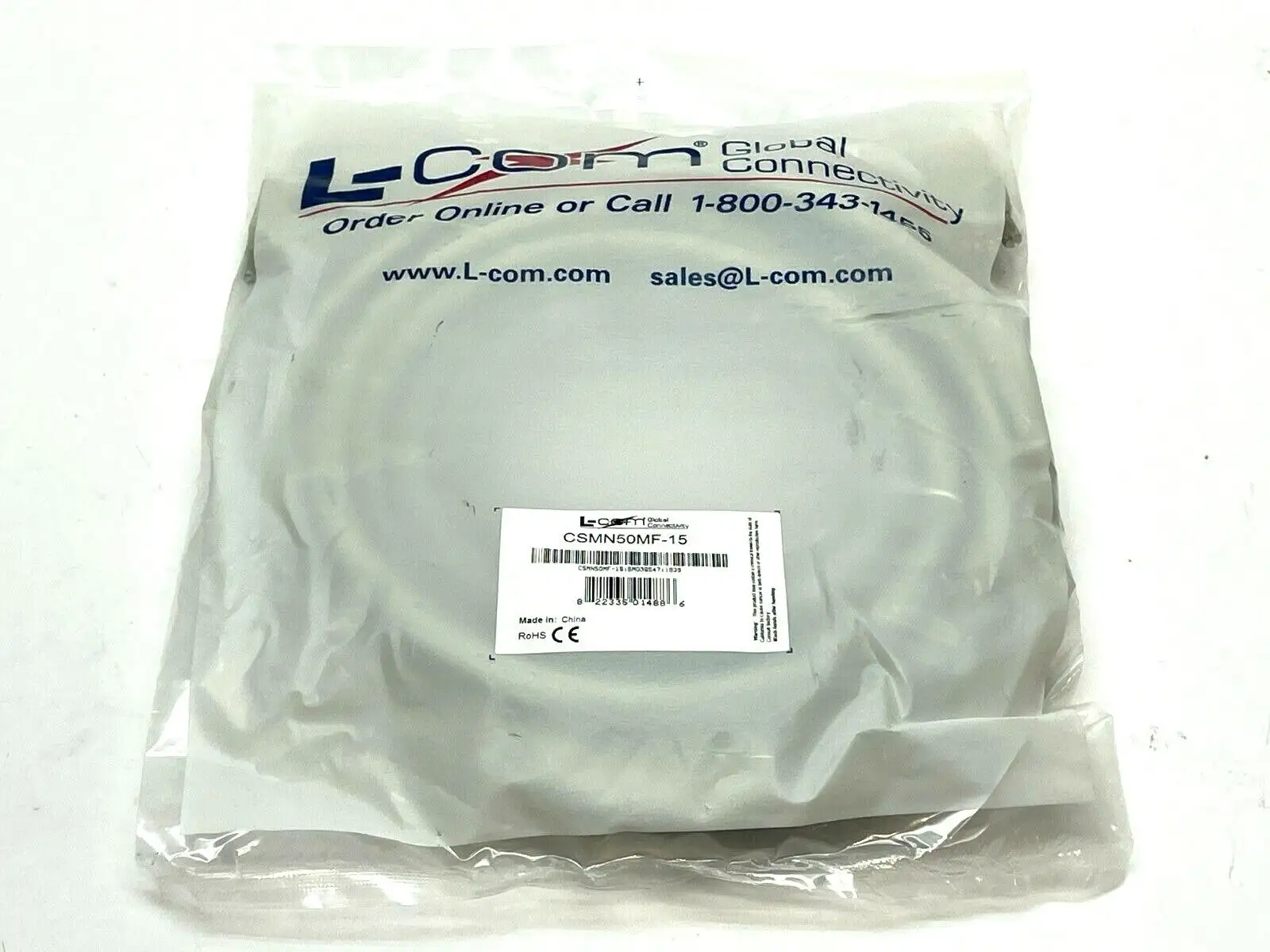 New | in-Stock L-Com CSMN50MF-15 Cable & Wire Michigan US | Maverick Industrial Sales #1393018