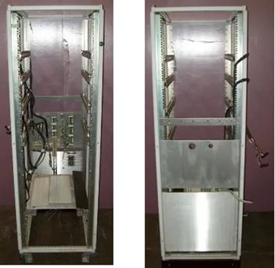 QTY. 1. ELECTRONICS RACK WITH SLIDE OUT BRACKETS, ...
