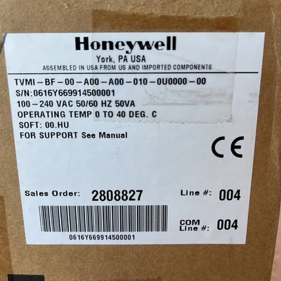 NEW HONEYWELL TVMI-BF-00-A00-A00-010-0U0000-00