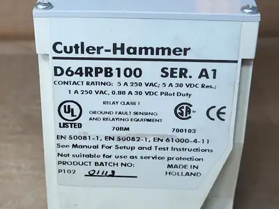 USED CUTLER-HAMMER D64RPB100
