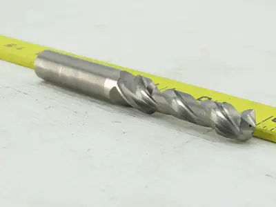12mm 3 Flute Coolant Thru Reduced Flute Profile End Mill 14mm Shank