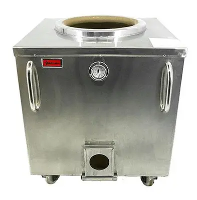 32″ x 32″ Stainless Steel Charcoal Tandoor Clay Oven