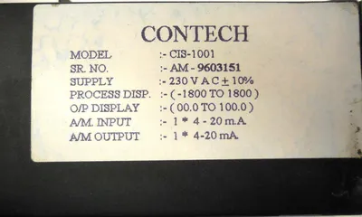 USED CONTECH CIS-1001 CIS1001