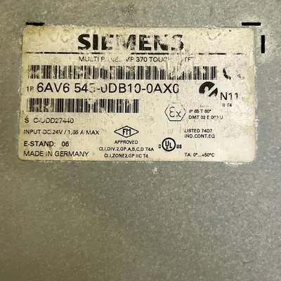USED SIEMENS 6AV6545-0DB10-0AX0