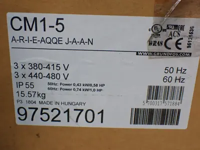 NEW GRUNDFOS ARIEAQQE JAAN