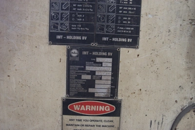 Mubea HIW 1000/610 110 Ton Ironworker (LOCATION: Schertz, TX)