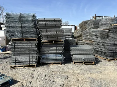Pallet Rack Wire Deck 48×46″ Waterfall 3 Step Channel Racking