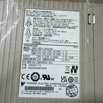 NEW Yaskawa SGDV-5R5A11AR