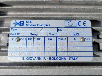 USED MOTORI ELETTRICI 80B/2