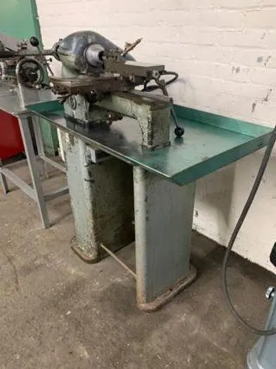 5989-440 Benzinger Turning Horizontal Ring Lathe Lever Operated Cross Slide – (As-Is)