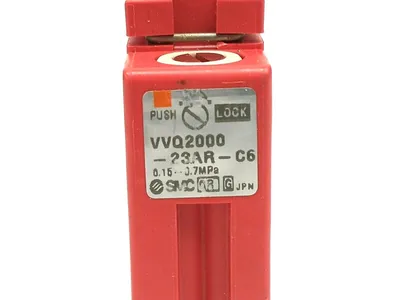 VVQ2000-23AR-C6 | SMC  4-Way Solenoid Valve Perfect Block - Used