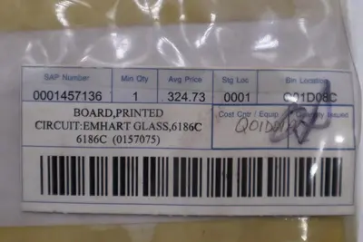 NEW IN BOX BOARD  6186C / 6186C PRINTED CIRCUIT STOCK H436A