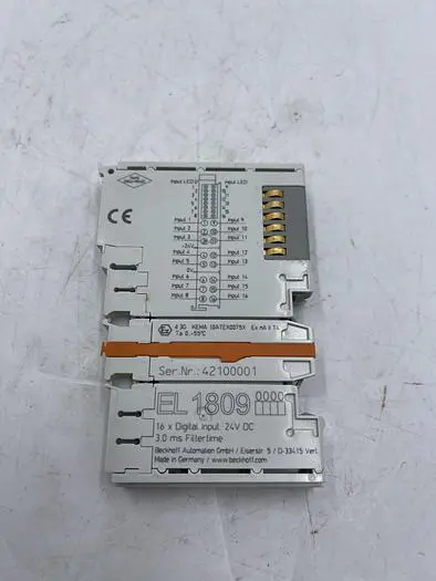 Used BECKHOFF BECKHOFF EL1809 PLC Input & Output | ND Industrial Surplus #1213481