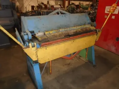 14 Ga x 4 ft., Used Chicago Box & Pan Brake Model BPO 414-6