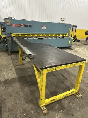 12' X 1/4" NIAGARA MODEL #SP-12-1/4 HYDRAULIC SHEAR: STOCK #22385